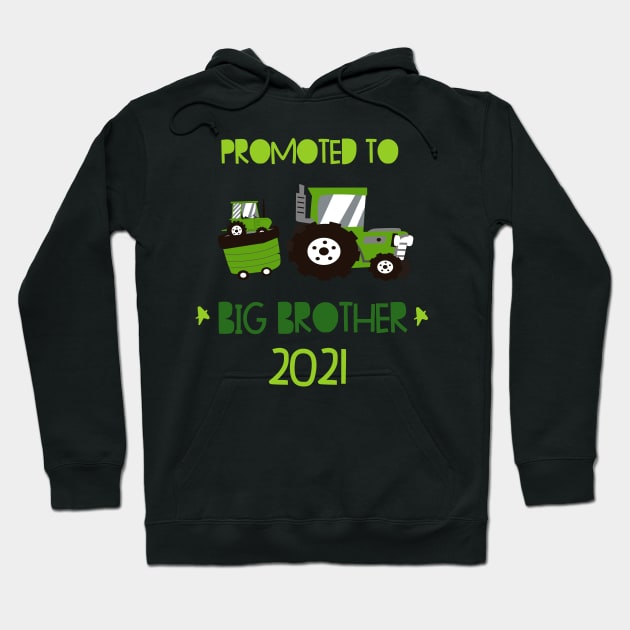 Children's Big Brother Tractor Shirt 2021 Hoodie by alpmedia